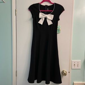 Rock Steady Black Dress with Bow